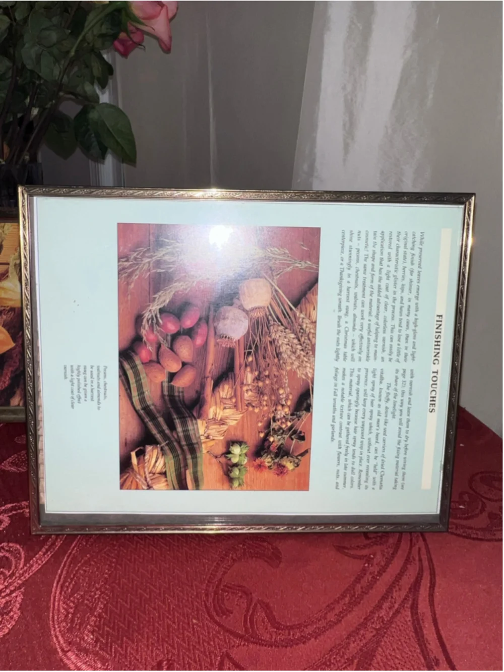 VTG Brass Gold Tone Decorative Picture Frame